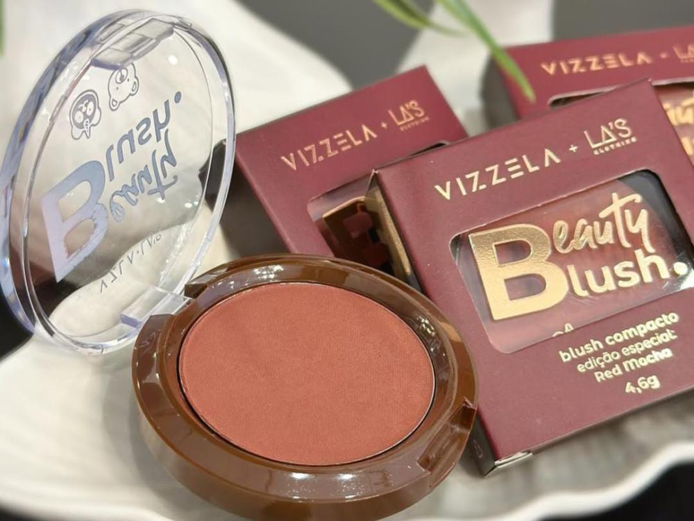 Beauty Blush Compacto Red Mocha - Vizzela + La’s Beauty Blush Compacto Red Mocha - Vizzela + La’s