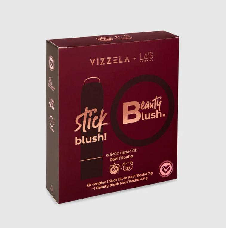 Kit Blushes Red Mocha Vizzela + La's Kit Blushes Red Mocha Vizzela + La's