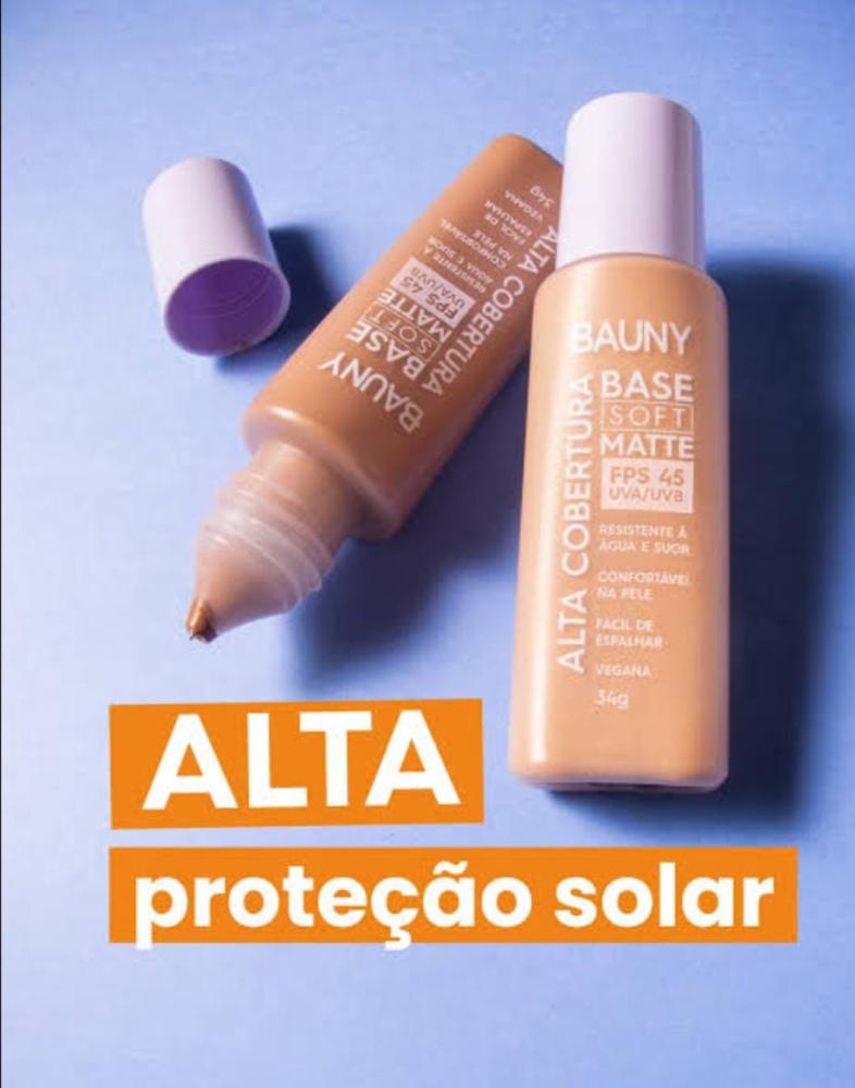 Bauny - Base Soft Matte Alta cobertura  - 34g Bauny - Base Soft Matte Alta cobertura  - 34g